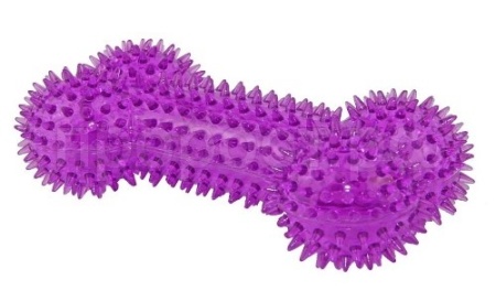 Игрушка для собак Кость Marli с шипами из термопластичной резины с пищалкой 16см/91200011