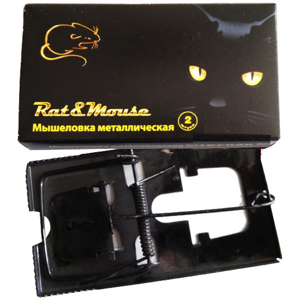 Мышеловка металл. Rat&Mouse 2шт/84шт