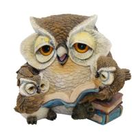 Фигура Копилка Сова с совятами читает  L18,5W21H15,5 см 626461/SK038