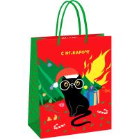 Пакет подарочный 26*32*12см "NY vibe"  глянц. ламинация MESHU/MS_61611/Рельеф