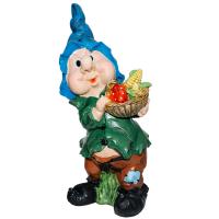 Фигура Гном с кукурузой и грибами 12588 Фигура Гном с кукурузой и грибами 12588