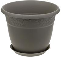 Кашпо РЯБИНА 14,7л  Французский серый М3059