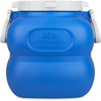 Фляга (бочка) 30л Гусеница с крышкой /Дон