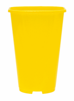 Кашпо "Роза Р20" D14 2л желтый Кашпо "Роза Р20" D14 2л желтый