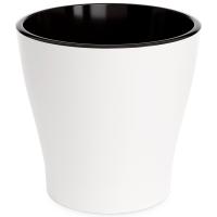 Кашпо Лея 17л белый с вставкой М8858 /3шт/ Альтерн Кашпо Лея 17л белый с вставкой М8858 /3шт/ Альтерн