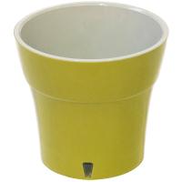 Кашпо Дали 5л оливковый с серой вставкой 