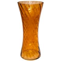 Ваза Факел рифленый h30см карамель 7756/300-11/072976