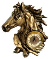 Фигура Часы Голова лошади (золото) 718608/SH040