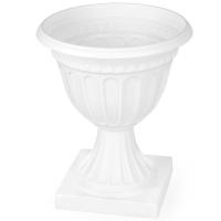 Вазон Олимпия 12л на высокой ножке белый М9068 /5шт/ Альтерн