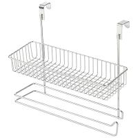 Полка д/кухни навесная W6733 с держателем для полотенца 100240/12шт/Рыжий кот