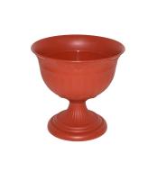 Вазон на ножке 0,6л Венеция №1 терракот 07181