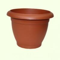 Цветочный горшок Терра 2,3л терракот с поддоном