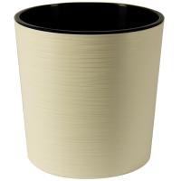 Кашпо Вега 17,2л ванильный с вставкой 30*30см ВГ30-31 Кашпо Вега 17,2л ванильный с вставкой 30*30см ВГ30-31
