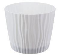 Кашпо ВОЛНА 4л белый М3189