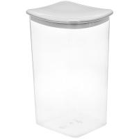 Емкость д/сыпуч. прод. квадратная 1,9л смоки М1224 / 15шт/М-пласт   Емкость д/сыпуч. прод. квадратная 1,9л смоки М1224 / 15шт/М-пласт