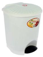 Контейнер д/мусора 15л с педалью белый 05021 /2шт/Милих