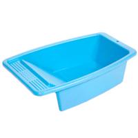 Таз 34л со стиральной доской голубой 