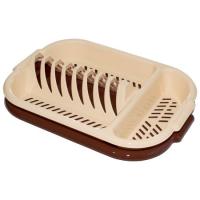 Сушилка д/посуды с поддоном 02062 /10шт/Милих Сушилка д/посуды с поддоном 02062 /10шт/Милих