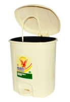Ведро 11л д/мусора педальное слоновая кость 020211 /4шт/Арз