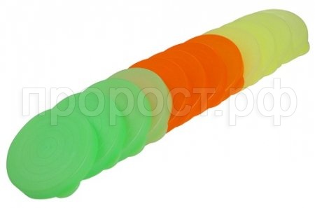 Крышка для банок п/эт набор 12шт колор С23НК  Крышка для банок п/эт набор 12шт колор С23НК