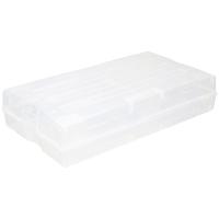 Коробка д/хранения обуви 61*34*13см с ручкой прозрачный М2870 /7шт/М-пласт
