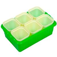 Рассадник набор 6*250мл Дом и Дача светло-желтый с ящиком д/рассады /10шт/Рад