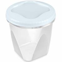 Банка д/хранения пищ. прод. Тондо 0,65л с завинчивающейся крышкой светло-голубой С285 /20шт/Мартика