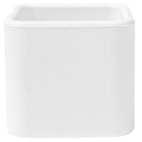 Кашпо 0,06л квадрат. белый (пласт+слюда) 104/5-1 /96шт/Mehrni Кашпо 0,06л квадрат. белый (пласт+слюда) 104/5-1 /96шт/Mehrni