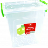 Контейнер 3,5л мультибокс высокий прозрачный Контейнер 3,5л мультибокс высокий прозрачный