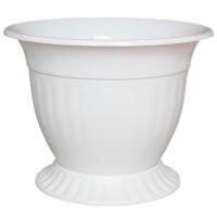 Кашпо Венеция 15л белый с под. 07715 Милих