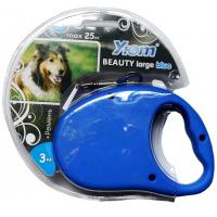 Рулетка Уют Beauty М ремень 3м на 25кг голубая/ТД9025г/Евро
