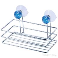 Полка д/ванной подвес. Бриллиант на присосках 19,5*10*10,5см металл 310777/12шт/Рыжий Кот