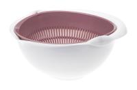 Дуршлаг 1,7л с миской ягодный М1129/10шт/М-пласт 