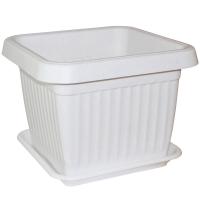 Кашпо Квадрат 32л белый/07082 Кашпо Квадрат 32л белый/07082