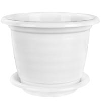 Кашпо Виола 3,5л белый/М1339 Кашпо Виола 3,5л белый/М1339