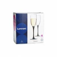 Набор фужеров для шампанского "ДОМИНО" 170мл (6шт) H8167 /4шт/LUMINARC Набор фужеров для шампанского "ДОМИНО" 170мл (6шт) H8167 /4шт/LUMINARC