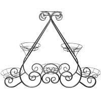 Подставка РЗДИ Пика большая 6 горшков серебро Подставка РЗДИ Пика большая 6 горшков серебро