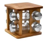 Набор д/специй 9пр (8 банок*100мл + вращающ/подставка) 19*19*15,5см КТ-ОС-03 /6шт/Катунь Набор д/специй 9пр (8 банок*100мл + вращающ/подставка) 19*19*15,5см КТ-ОС-03 /6шт/Катунь