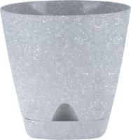 Кашпо Амстердам D110 0.65л светлый камень с под. ING6298 /12шт/ПР