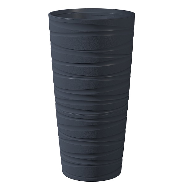 Кашпо Модерн Максимум 15л антрацит КШ-9532