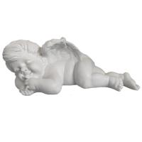 Фигура Ангел спящий (белый) L36W19H13см 718268/A123
