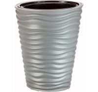 Кашпо ДЮНА 9/19,5л серый со вставкой М3401 Кашпо ДЮНА 9/19,5л серый со вставкой М3401