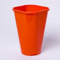 Кашпо "Роза Р20" D14 2л оранжевый Кашпо "Роза Р20" D14 2л оранжевый