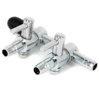 Краник металл А002 на 2 выхода/400062 Краник металл А002 на 2 выхода/400062