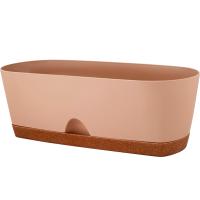 Балконный ящик 40см Амстердам WOOD молочный шоколад (6л) IG6105