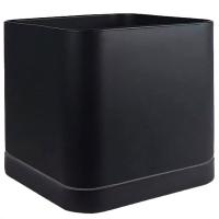 Кашпо 0,2л квадрат. черный с под. (пласт+слюда) 104/7/5-4 /36шт/Mehrni Кашпо 0,2л квадрат. черный с под. (пласт+слюда) 104/7/5-4 /36шт/Mehrni