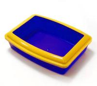 Туалет д/кошек ВАКА глубокий с бортиком синий/53944/10шт/Биосфера