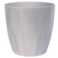 Кашпо Флюте 4,5л льняной с вставкой