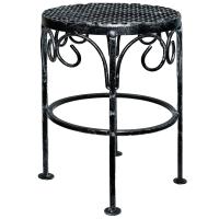 Столик садовый декор ПРОВАНС черный с патиной №2 РЗДИ Столик садовый декор ПРОВАНС черный с патиной №2 РЗДИ