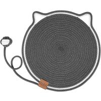 Когтеточка-коврик с хвостом 50см КД-74 темно-серый